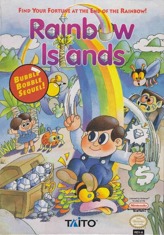 Rainbow Islands (Nintendo NES) - Game Manual Only