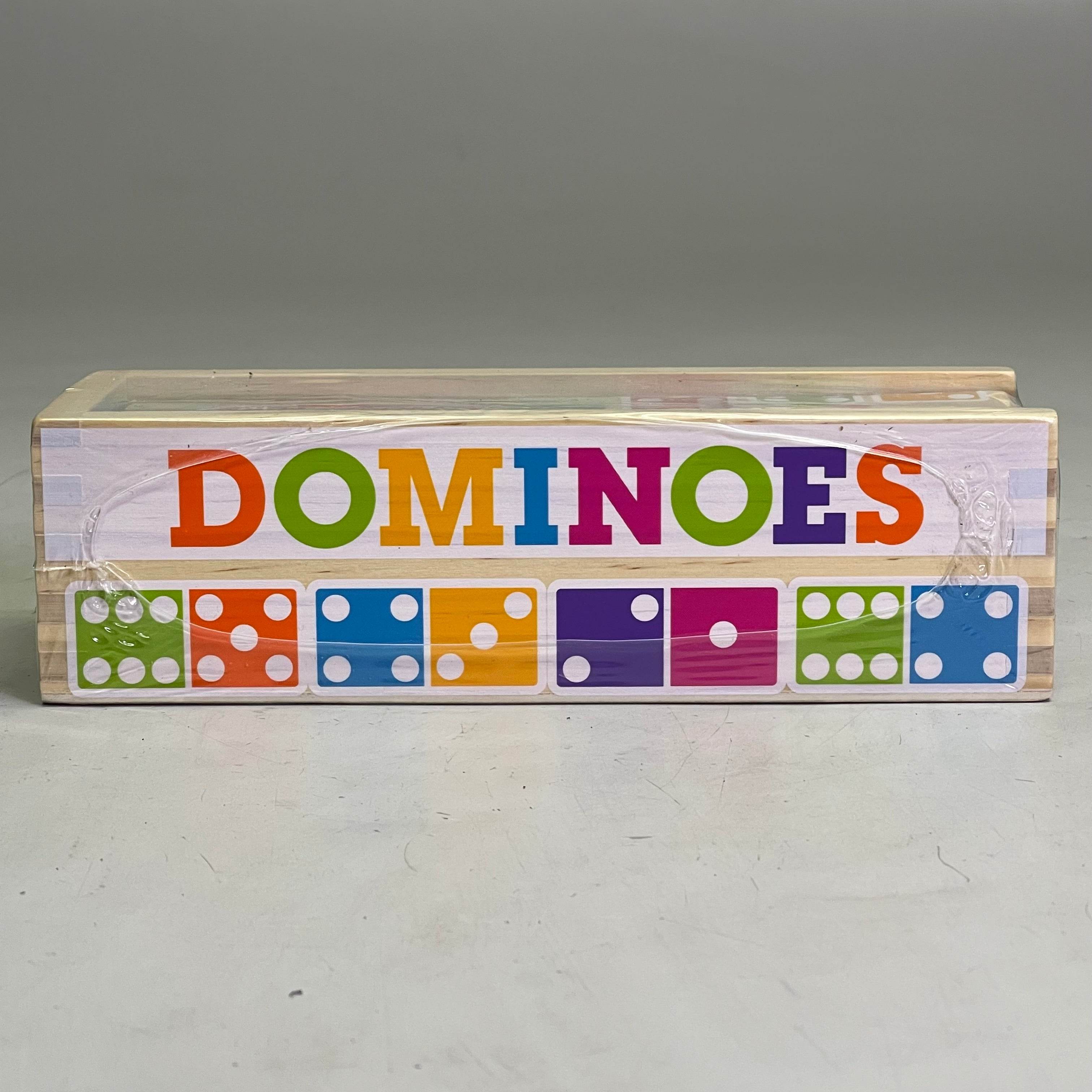 MELISSA & DOUG Dominoes Game 28 Pieces Multicolor Wood 30388 - 
