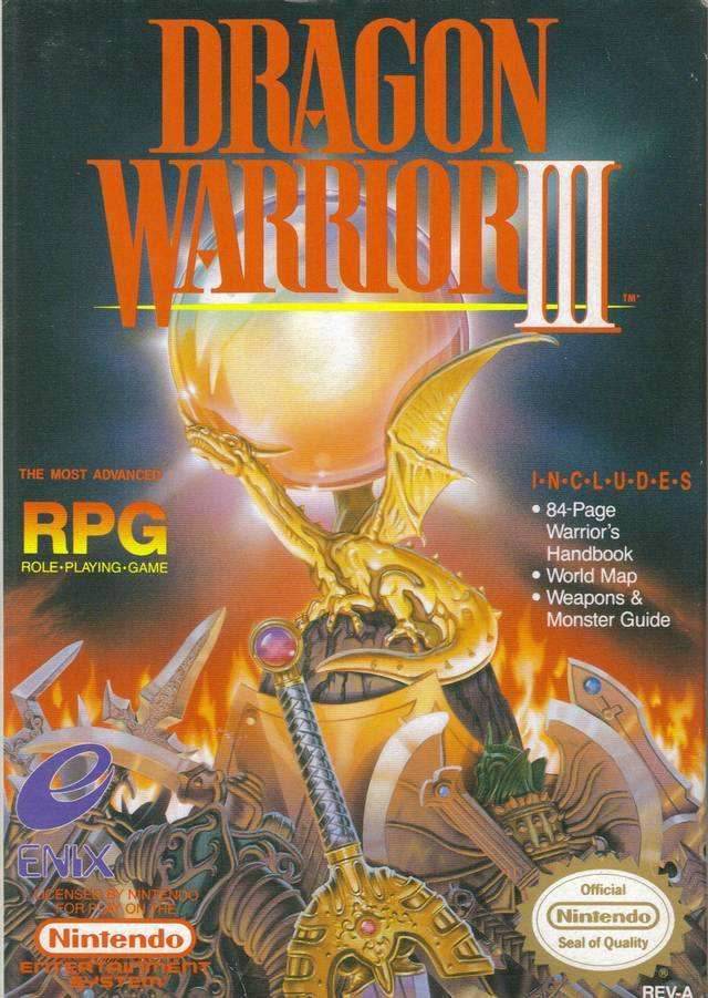 Dragon Warrior III (Nintendo NES) - Game Manual Only