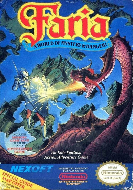 Faria (Nintendo NES) - Game Manual Only