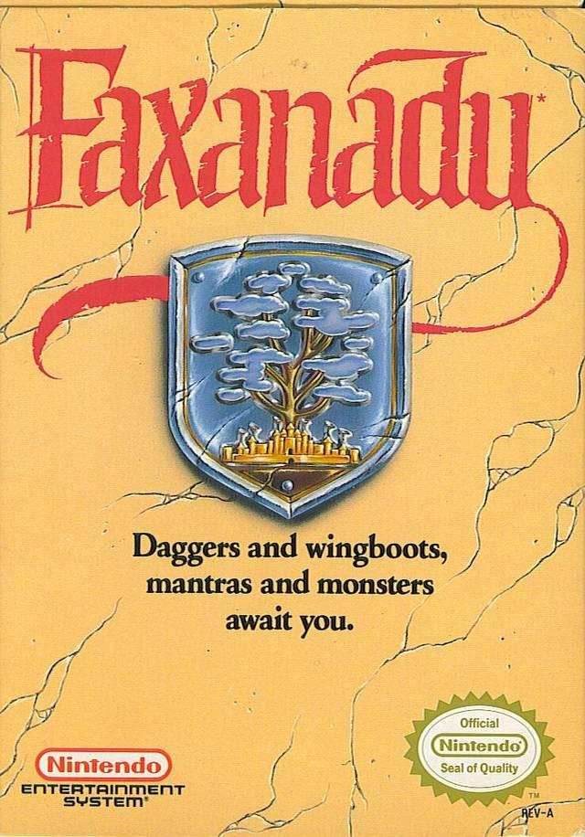 Faxanadu (Nintendo NES) - Game Manual Only