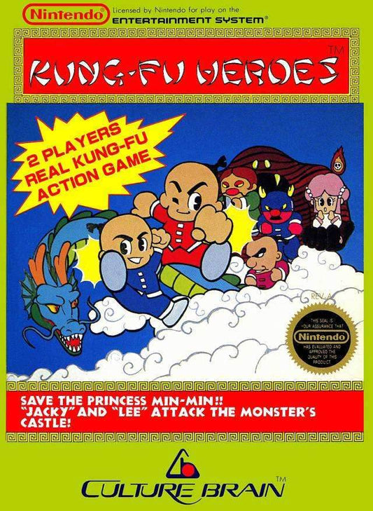 Kung Fu Heroes (Nintendo NES) - Game Manual Only
