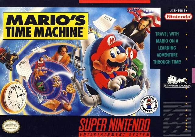 Mario's Time Machine (Super Nintendo) - Game Manual Only