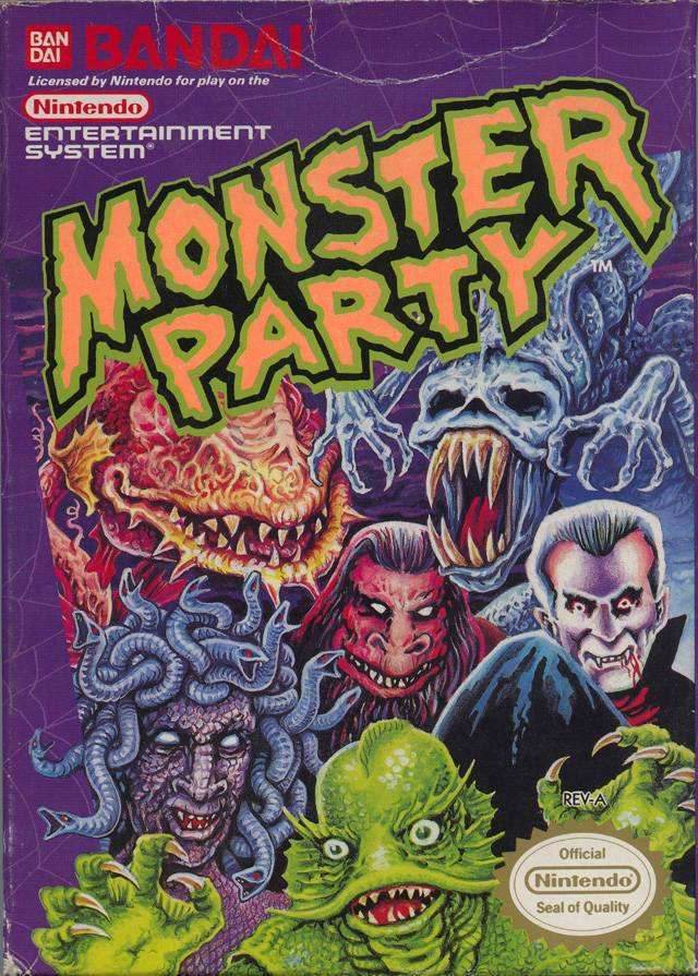 Monster Party (Nintendo NES) - Game Manual Only