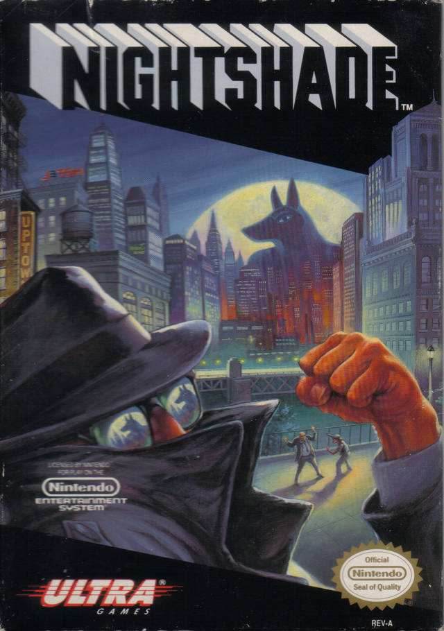 Nightshade (Nintendo NES) - Game Manual Only
