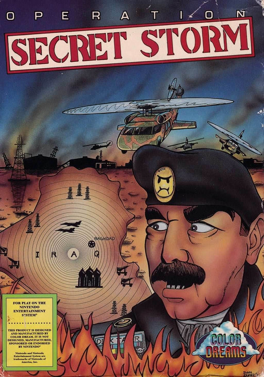 Operation: Secret Storm (Nintendo NES) - Game Manual Only