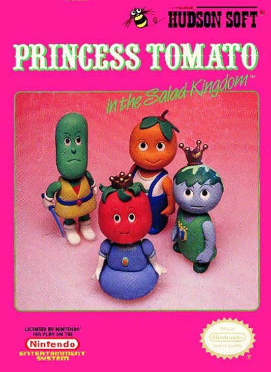 Princess Tomato in the Salad Kingdom (Nintendo NES) - Game Manual Only