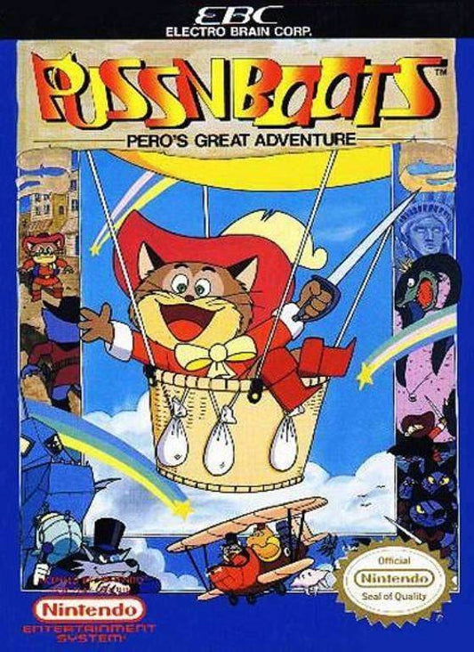 Puss 'N Boots: Pero's Great Adventure (Nintendo NES) - Game Manual Only