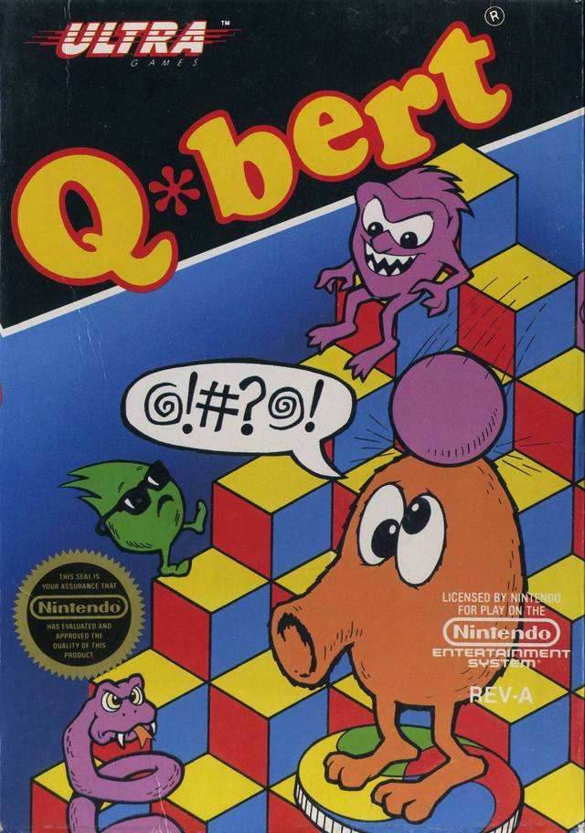 Q*bert (Nintendo NES) - Game Only