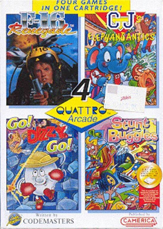 Quattro Arcade (Nintendo NES) - Game Manual Only