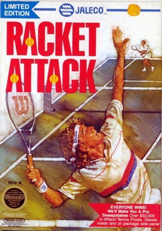 Racket Attack (Nintendo NES) - Game Manual Only