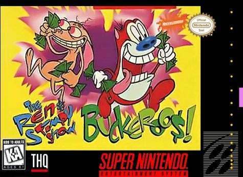 The Ren and Stimpy Show Buckeroo$ (Super Nintendo) - Game Manual Only