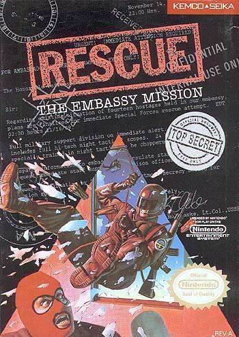 Rescue The Embassy Mission (Nintendo NES) - Game Manual Only