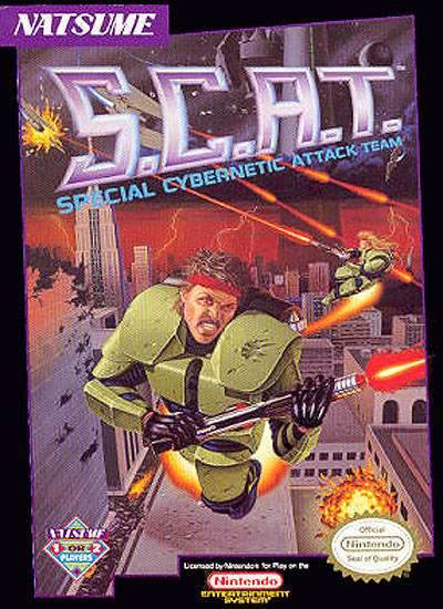 S.C.A.T. Special Cybernetic Attack Team (Nintendo NES) - Game Manual Only