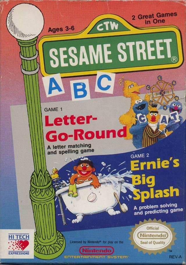 Sesame Street ABC (Nintendo NES) - Game Manual Only