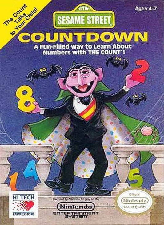 Sesame Street Countdown (Nintendo NES) - Game Manual Only