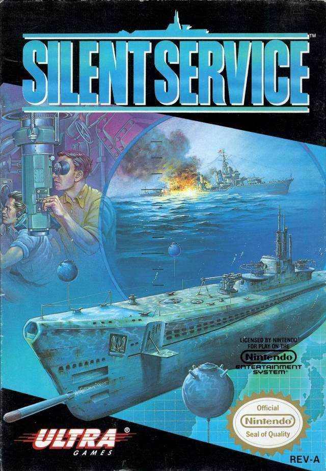 Silent Service (Nintendo NES) - Game Manual Only