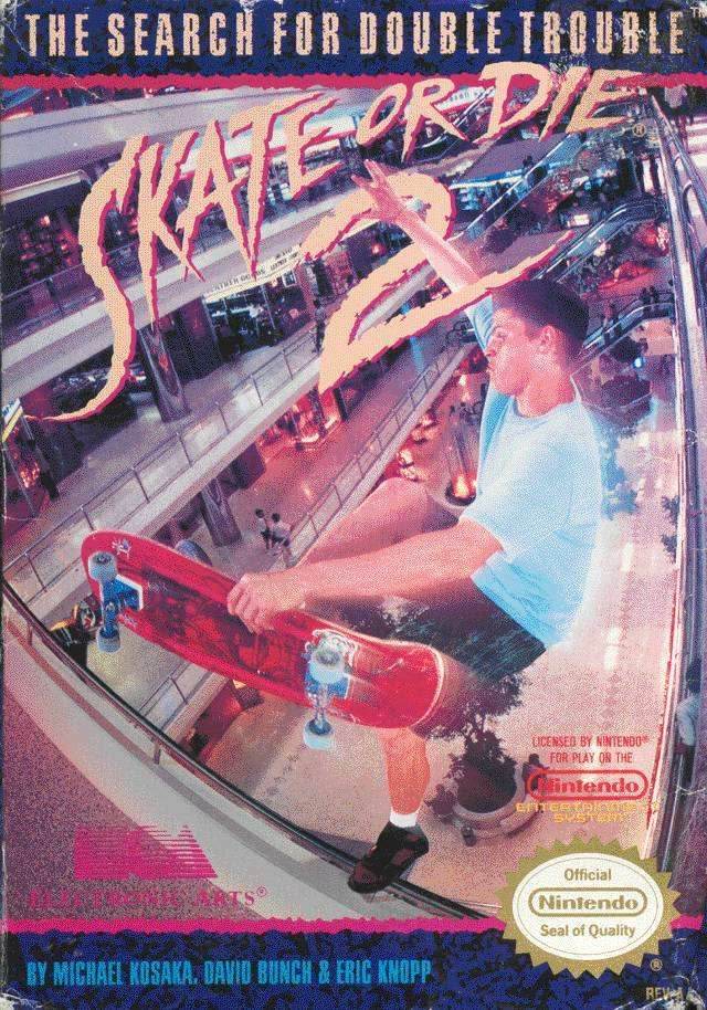 Skate Or Die 2 (Nintendo NES) - Game Manual Only