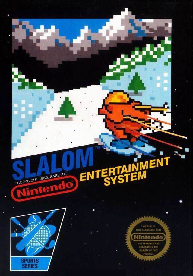 Slalom (Nintendo NES) - Game Only
