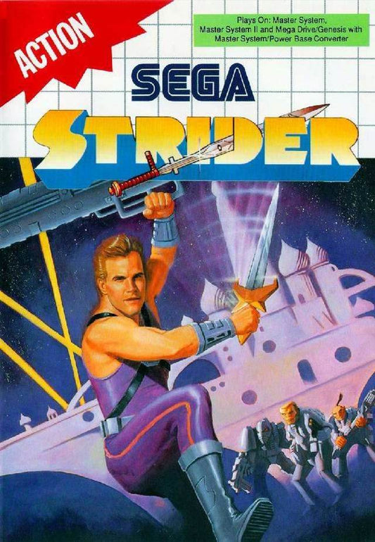 Strider (Sega Master System) - Game Manual Only