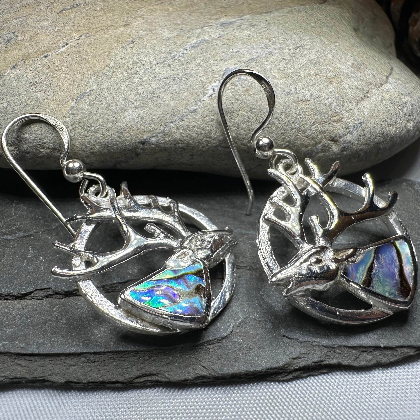 Stag of the Mist Earrings - 
