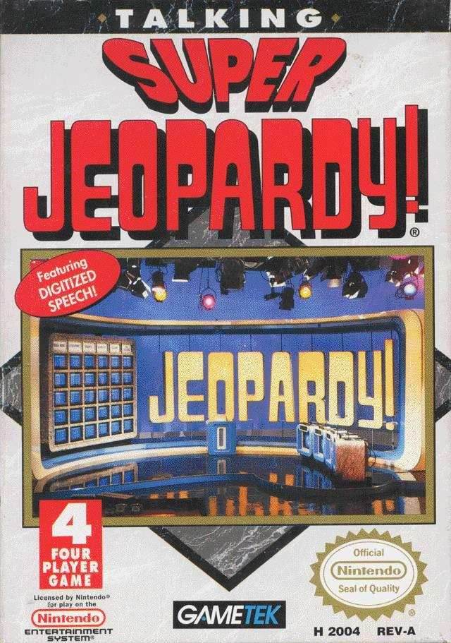 Talking Super Jeopardy! (Nintendo NES) - Game Manual Only