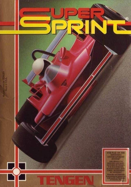 Super Sprint (Nintendo NES) - Game Manual Only