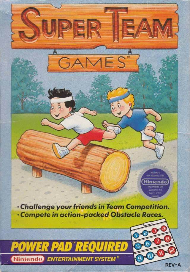 Super Team Games With Power Pad (Nintendo NES) - Game Manual Only