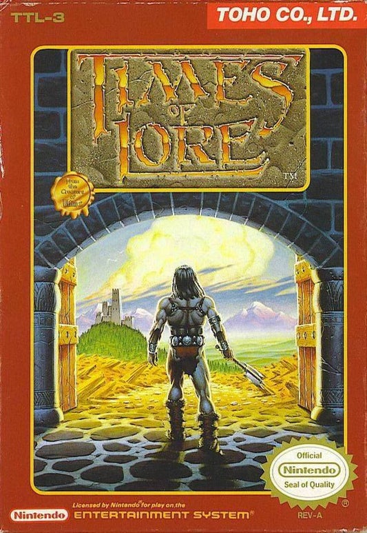 Times of Lore (Nintendo NES) - Game Manual Only