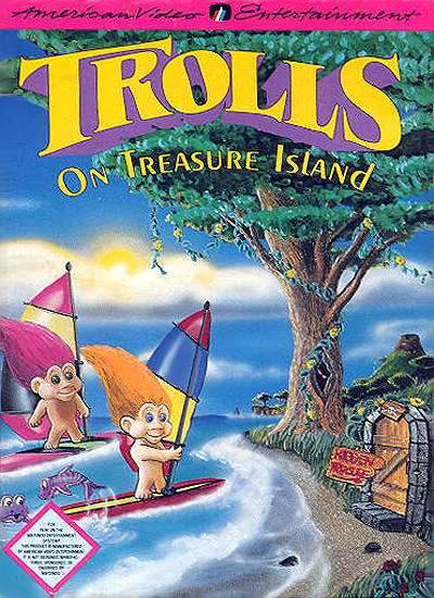 Trolls on Treasure Island (Nintendo NES) - Game Manual Only
