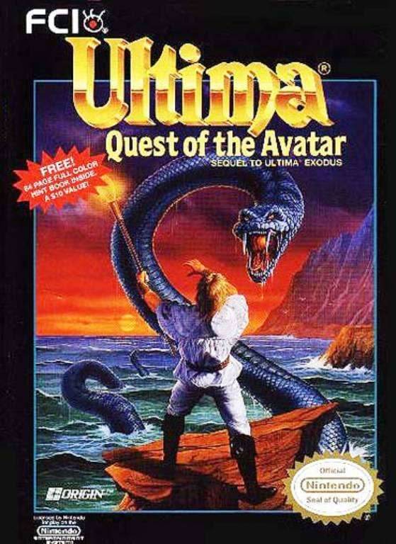 Ultima Quest of the Avatar (Nintendo NES) - Game Manual Only