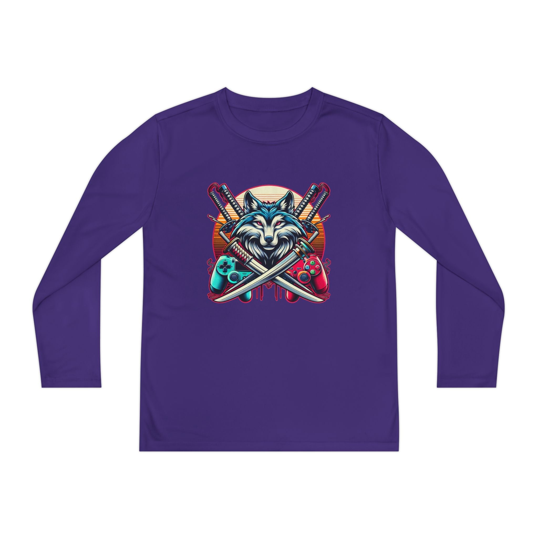 Xp wolf gamer long sleeve shirt