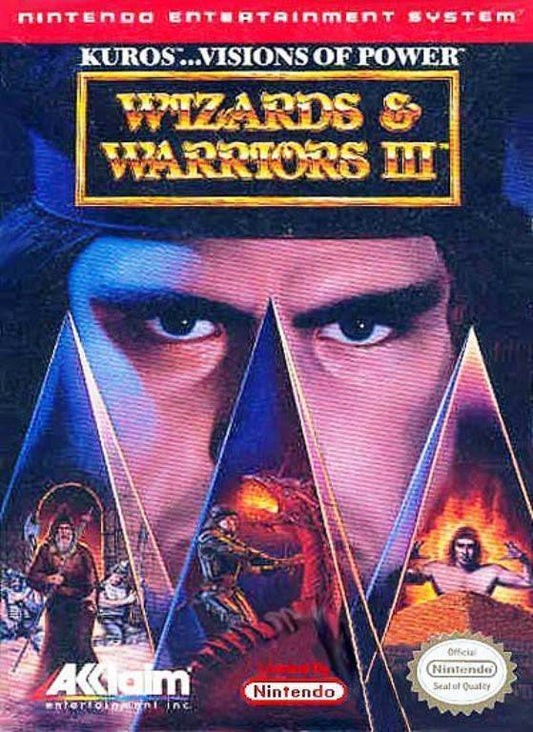 Wizards and Warriors III: Kuros Visions of Power (Nintendo NES) - Game Manual Only