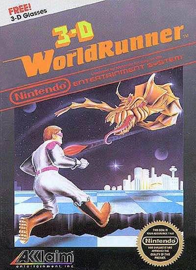 3-D World Runner (Nintendo NES) - Game Only