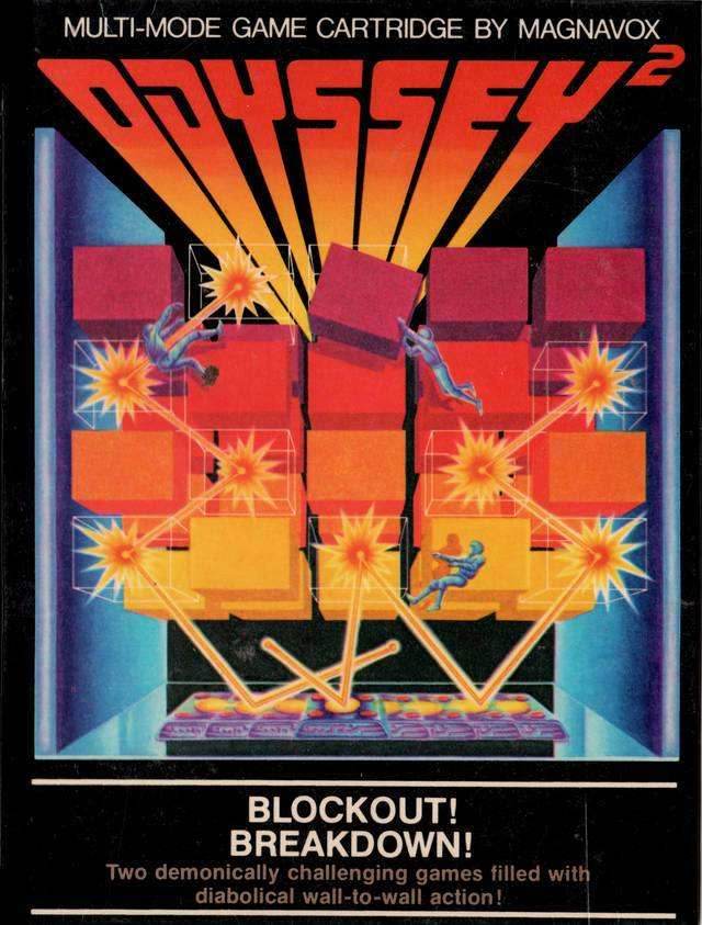 Blockout!/Breakdown! (Odyssey 2) - Game Manual Only