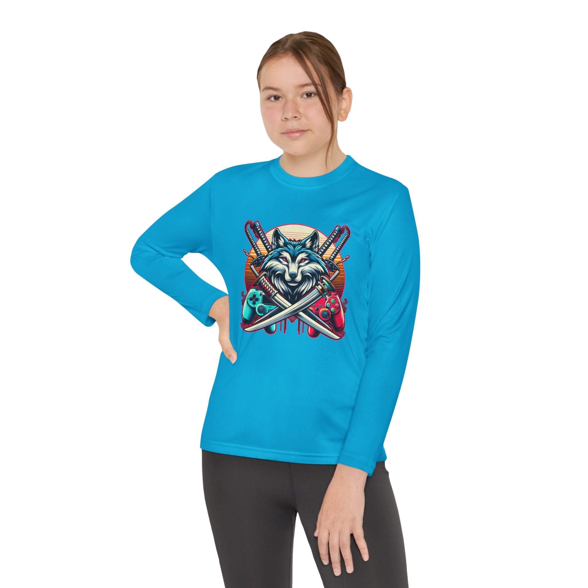 Xp wolf gamer long sleeve shirt