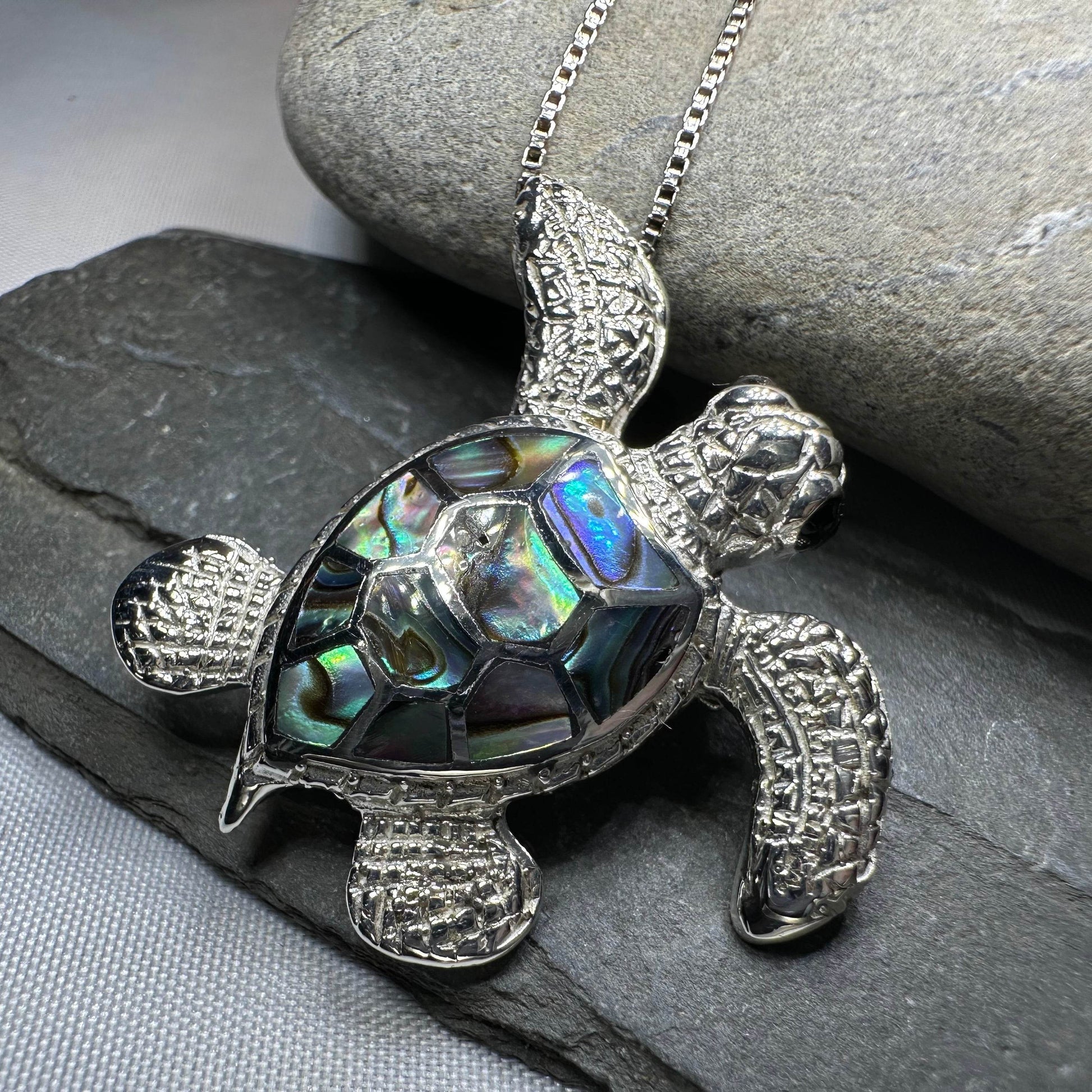Abalone Turtle Necklace - Abalone