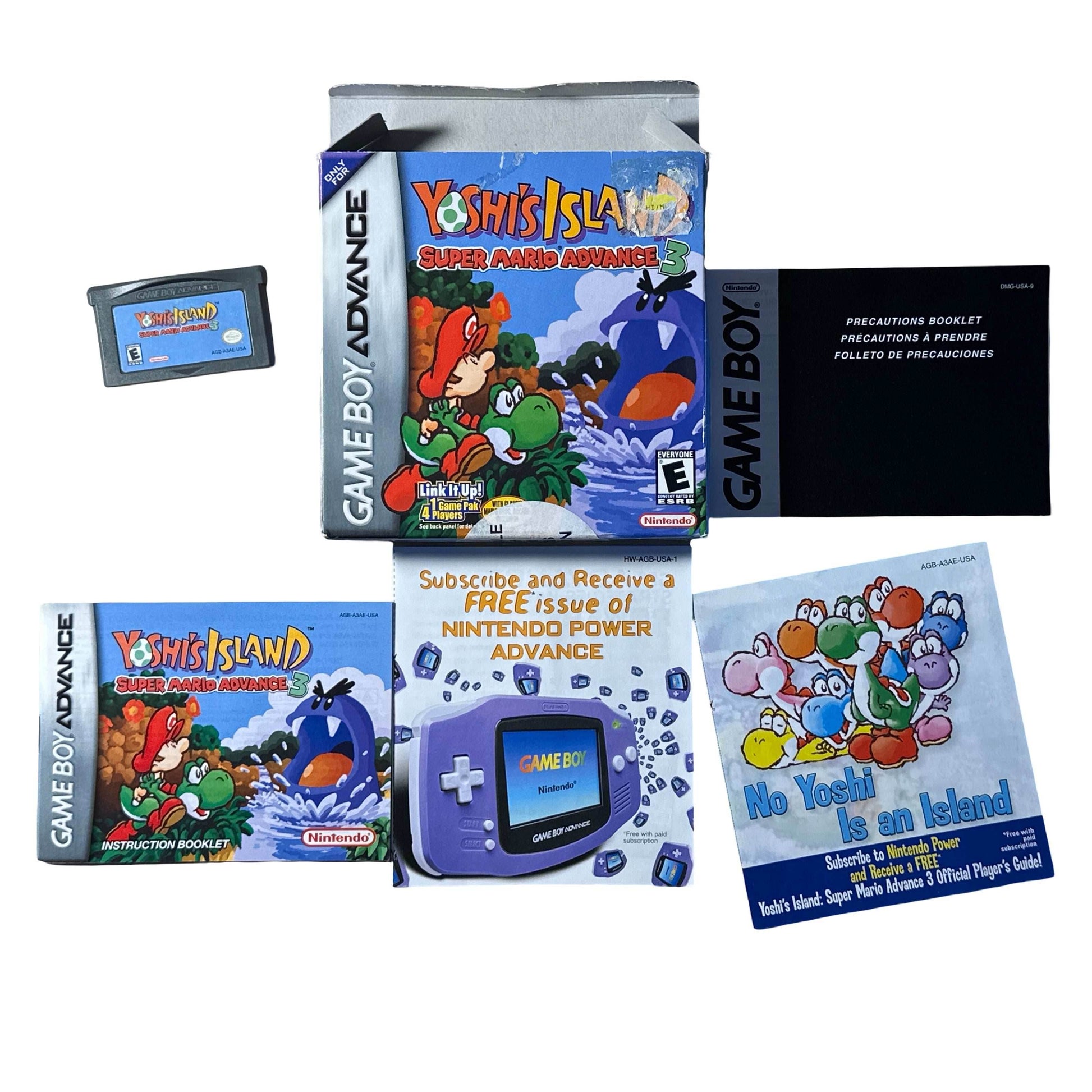 Yoshi's Island: Super Mario Advance 3 - GameBoy Advance - Complete in Box