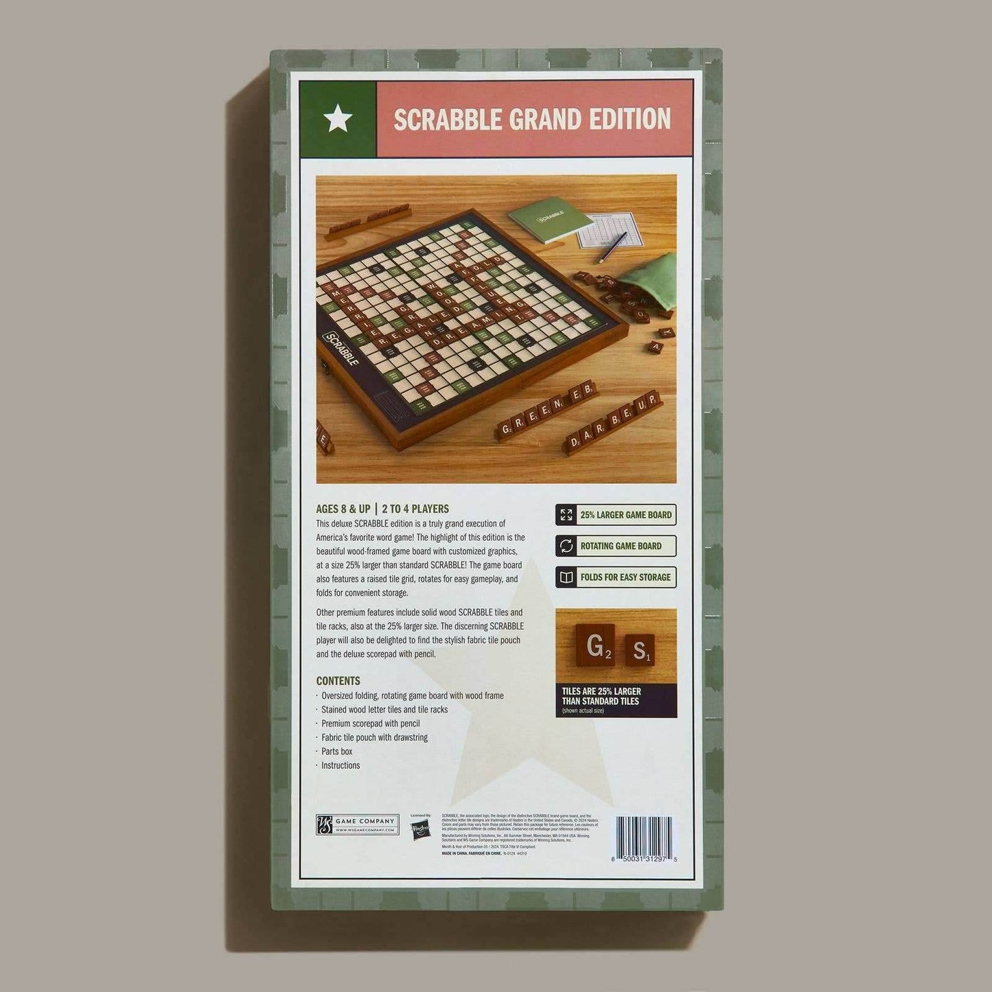 Scrabble Grand Folding Edition - 