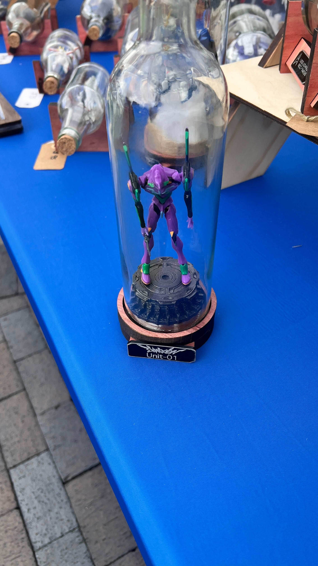 Evangellion Unit-01 Starship in a Bottle - 