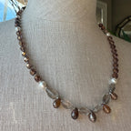 Autumn Whisper Crystal Necklace