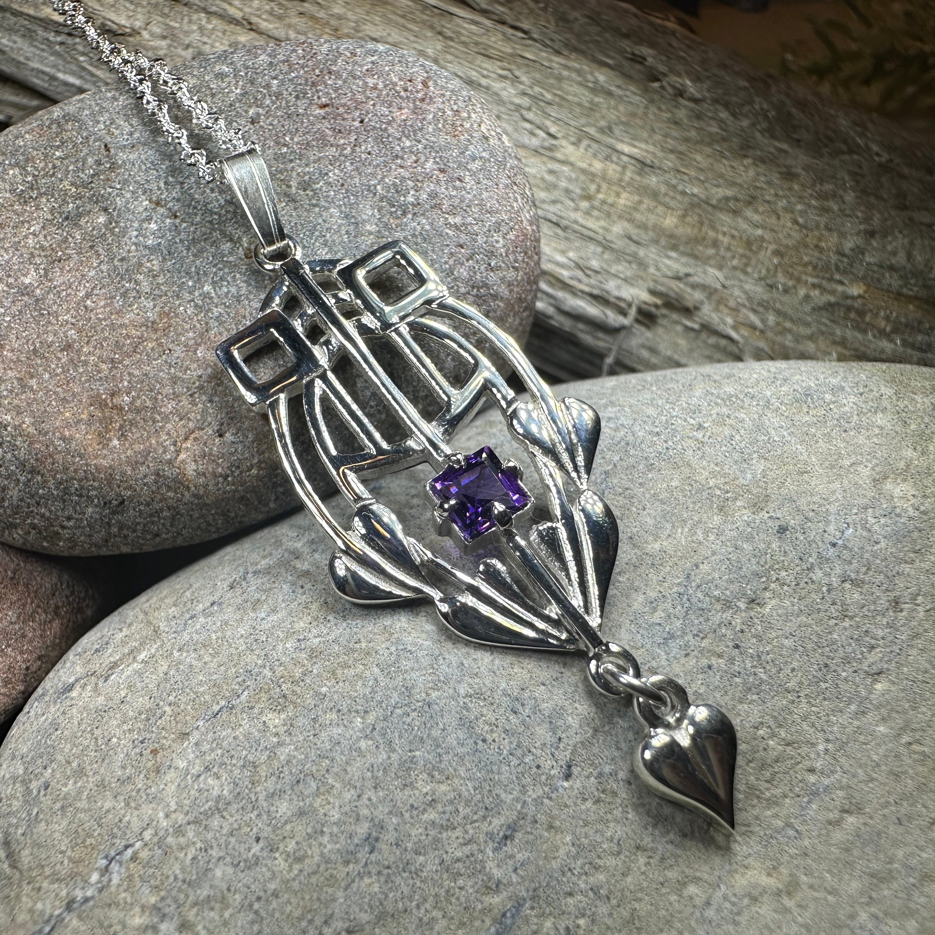 Scottish Mackintosh Thistle Necklace