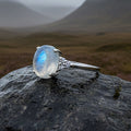 Winter Dawn Moonstone Ring