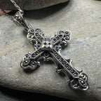 Scottish Skinnet Cross Necklace