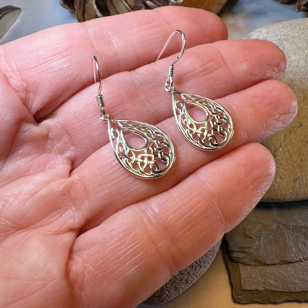 Celtic Raindrop Earrings