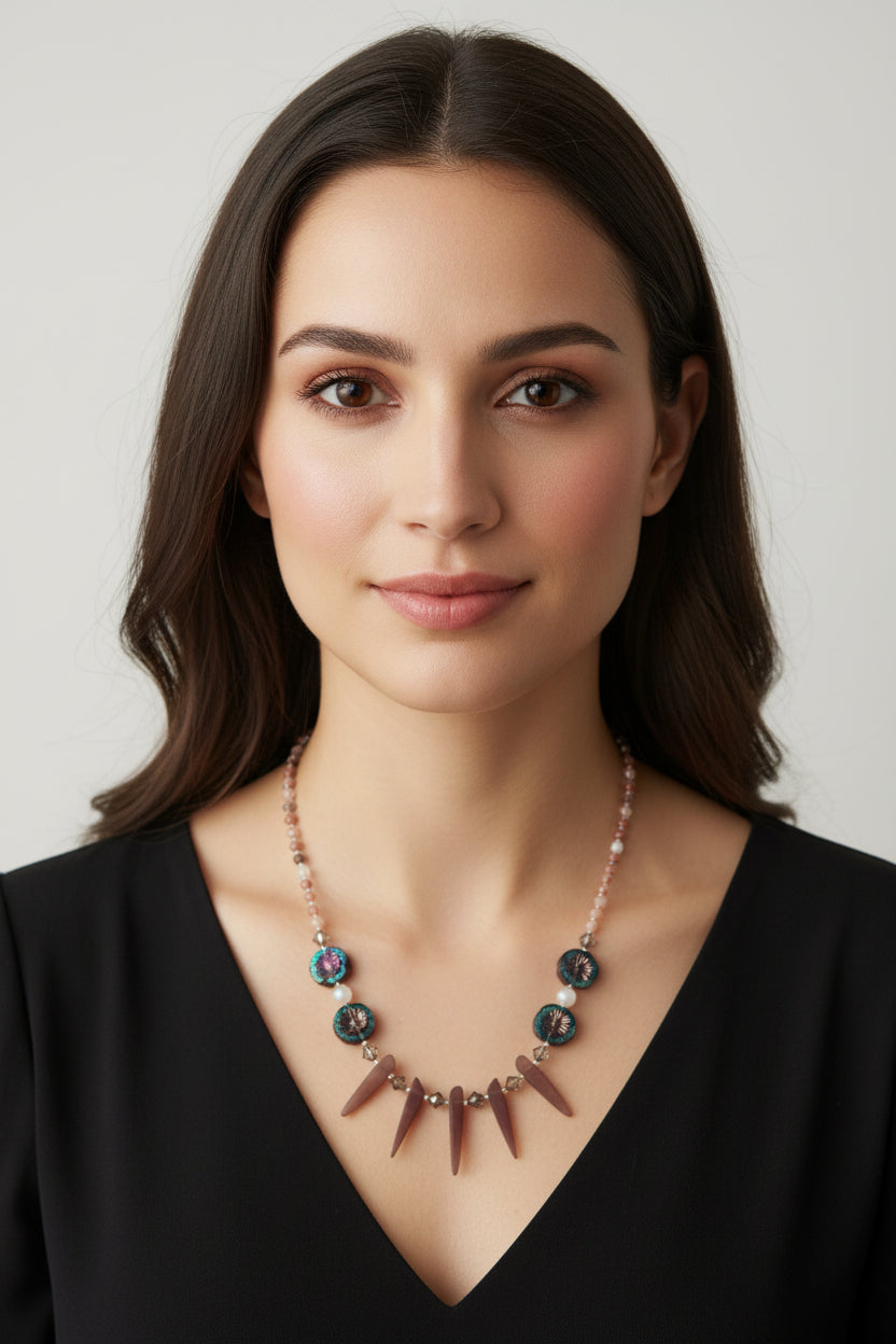 Highland Sunrise Crystal Necklace