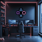 Gamer Plexiglass Neon Art, Gamer Neon Sign, Neon Light Sign, Neon Wall Art