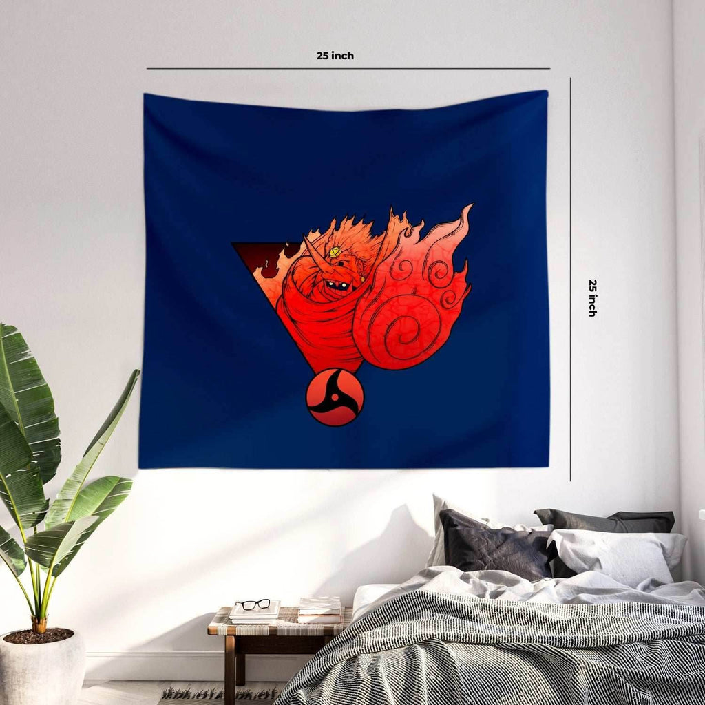 Tapestry 25in x 25in - Kakashi - Cream