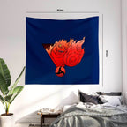Tapestry 25in x 25in - Kakashi - Cream