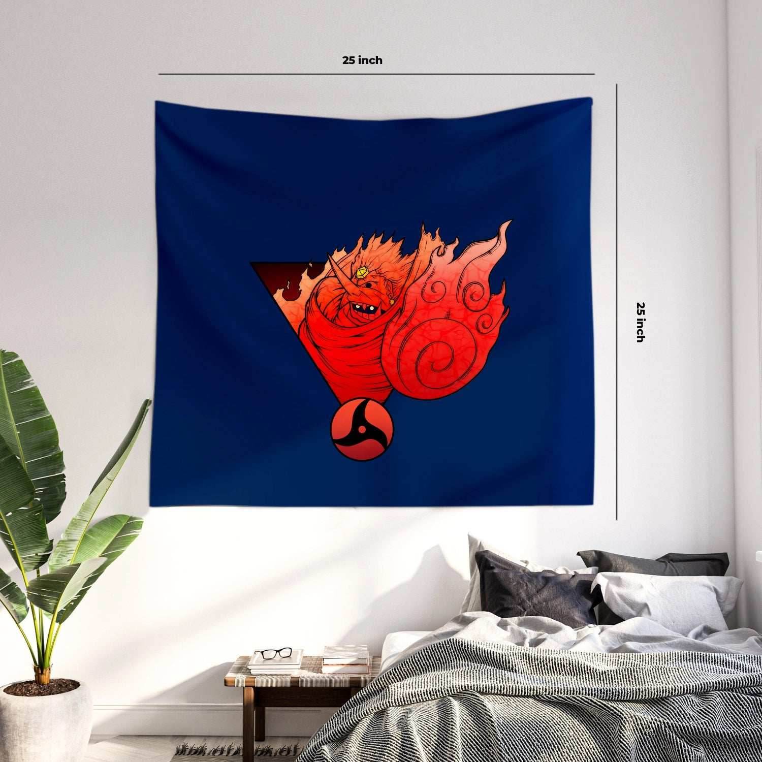 Tapestry 25in x 25in - Kakashi - Cream